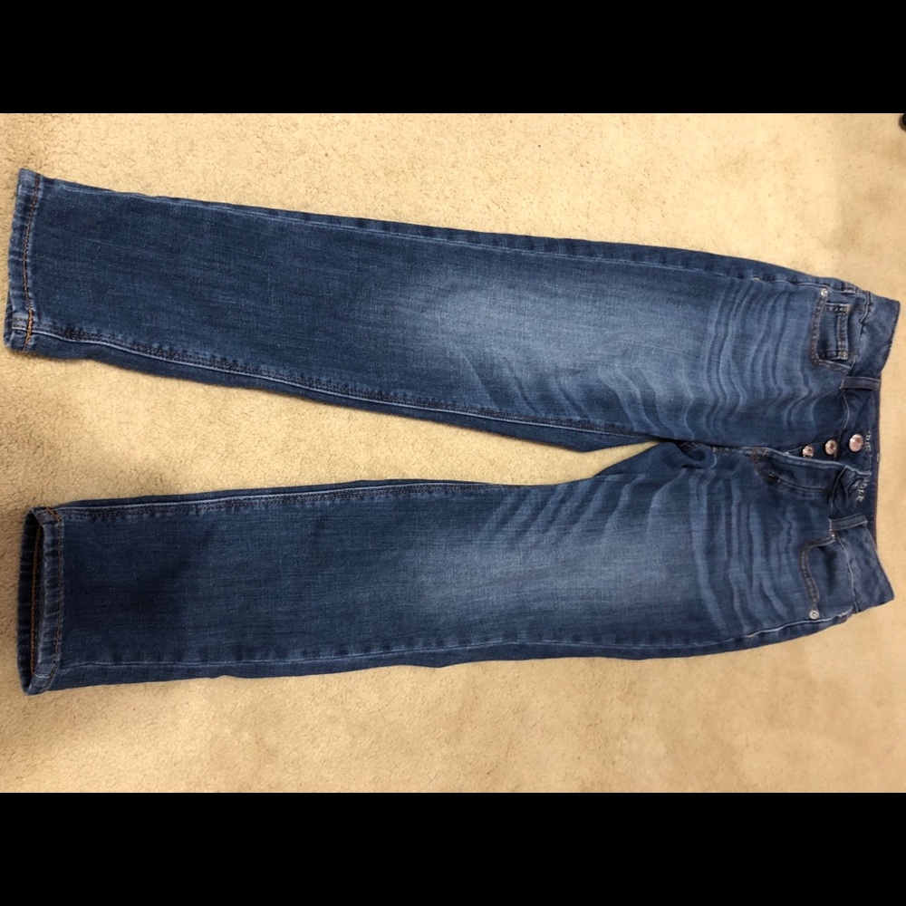 American eagle tom girl jean in dark wash